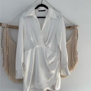Zara White Mini Dress